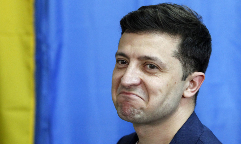 Ukraine's president lashes out at too much 'panic' over Russia tensions