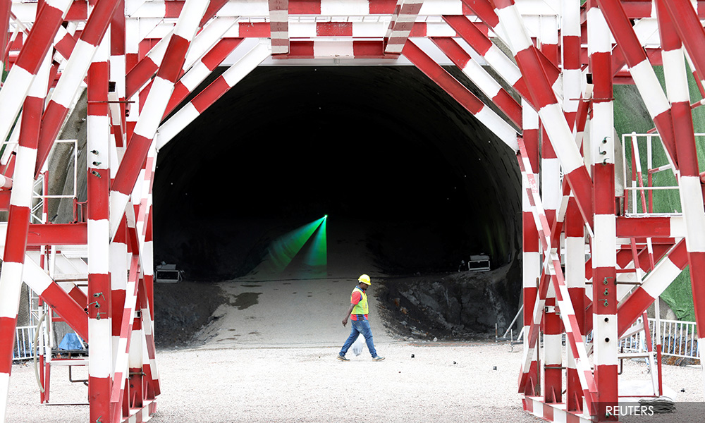 ECRL construction progress ahead of target