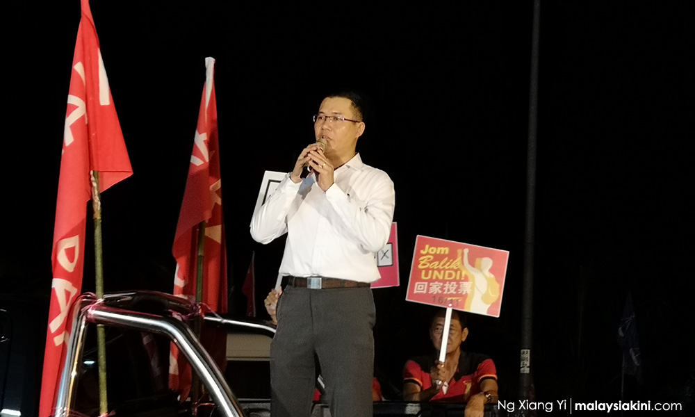 吉祥选区基层挺陈泓宾,邀刘镇东明天对话