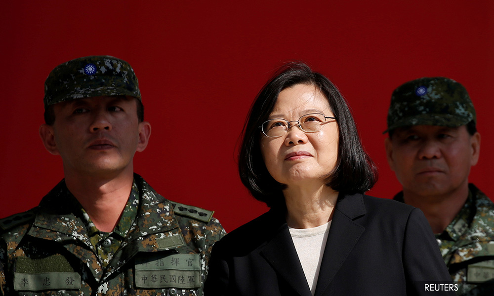 Taiwan won't be forced to bow to China, president says