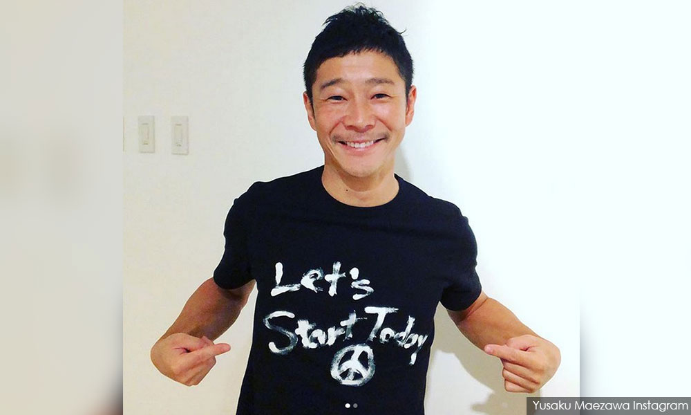 Jutawan Jepun Yusaku Maezawa kembali ke bumi