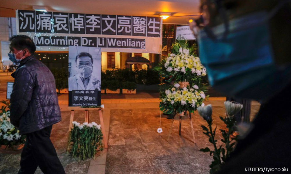 Thousands message late Chinese Covid whistleblower doctor 2 years on