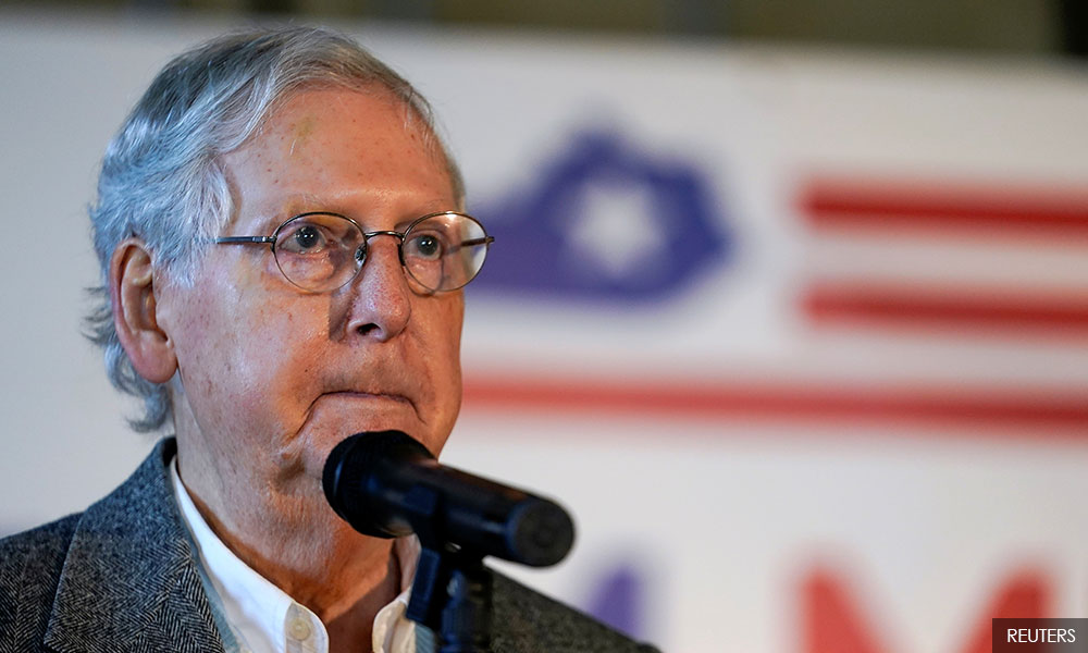 'Stay out of politics,' Republican leader McConnell tells US CEOs, warns of 'consequences'