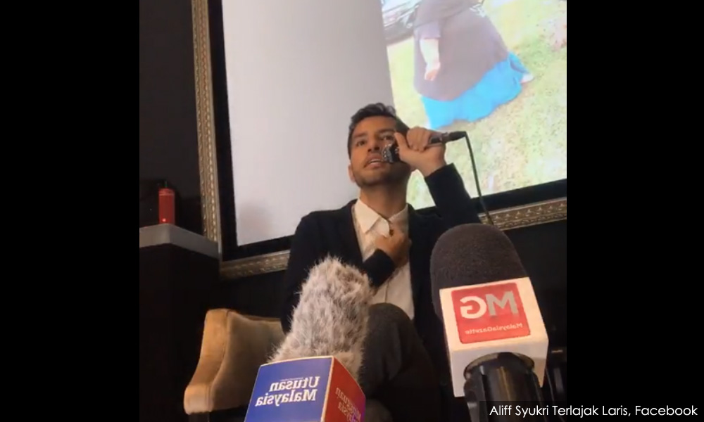 Aliff Syukri nafi janji bulan bintang pada pada Wani Chomel