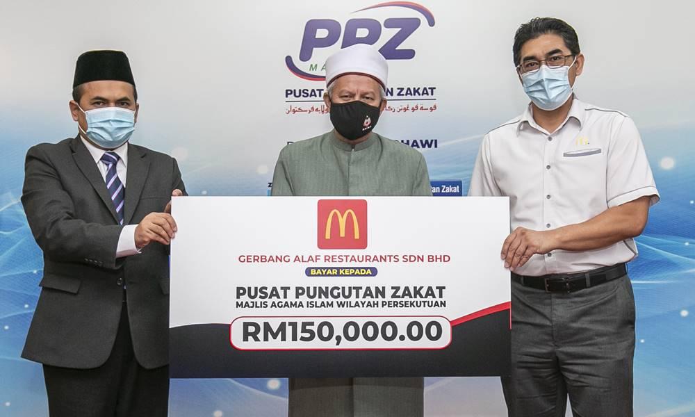 McDonald’s bayar zakat RM1 juta