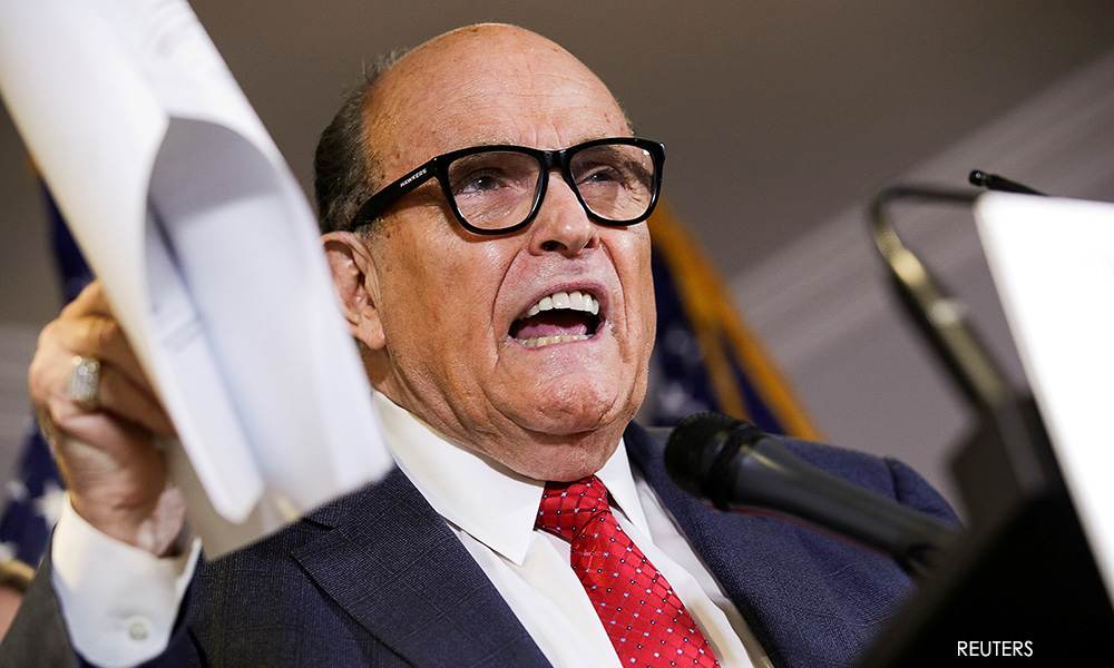 Trump aide Giuliani positive for Covid-19 after travelling to challenge election results