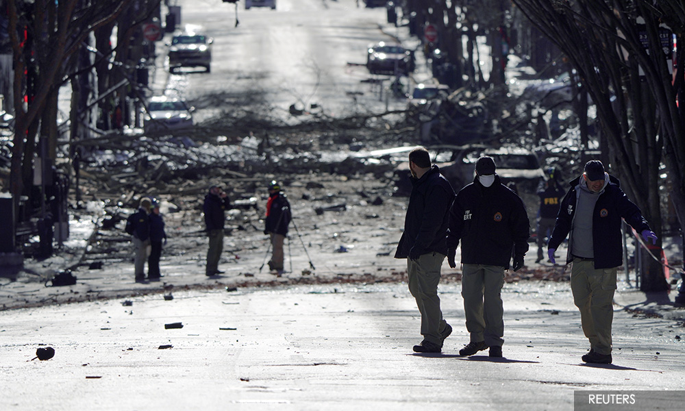 Nashville blast suspect died in explosion, police say