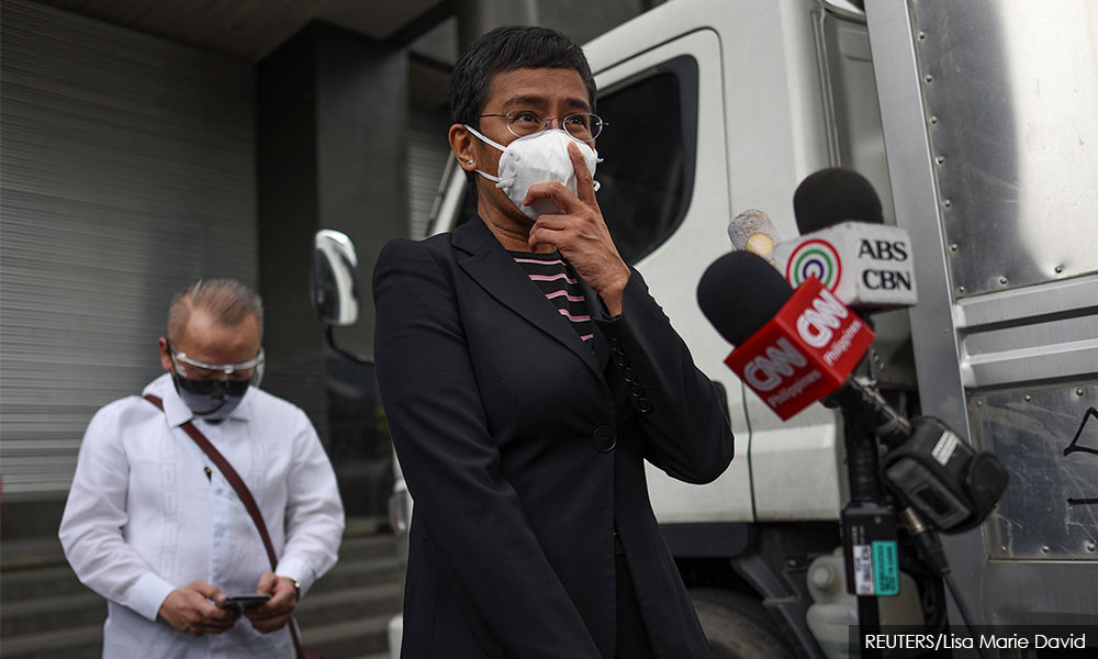 Nobel laureate Ressa rules out going into exile over Philippine charges