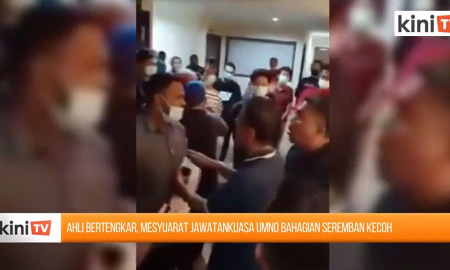 Malaysiakini Tengking Menengking Dalam Mesyuarat Umno Seremban