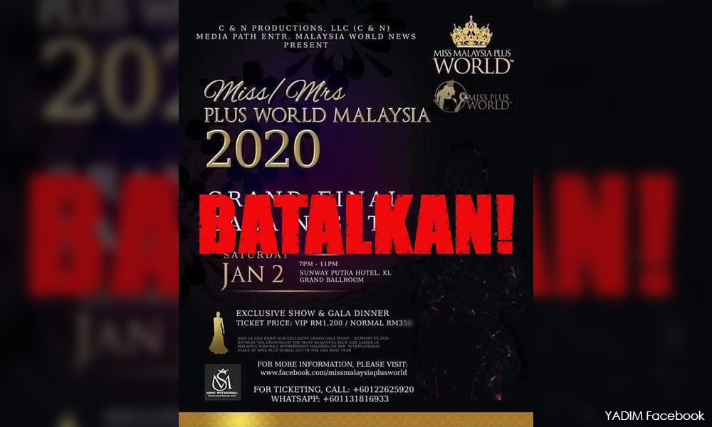 Yadim bantah acara ratu cantik, akan hantar memo pada penganjur