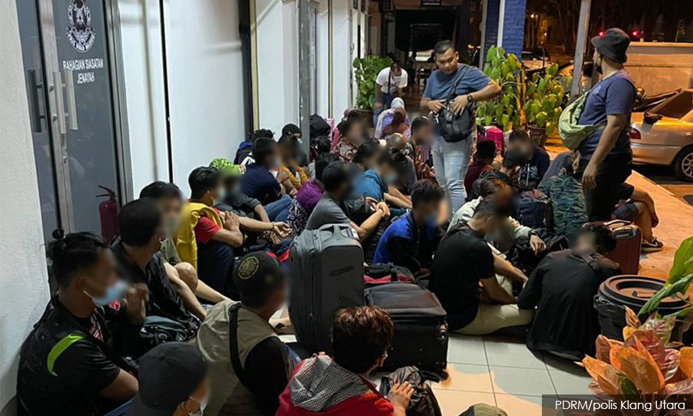 22-month-old toddler among 38 undocumented migrants nabbed in Klang