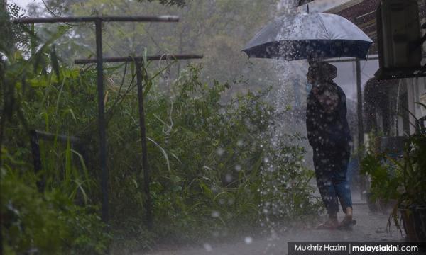 Amaran cuaca waspada dengan hujan lebat di Sabah, Johor, Pantai Timur