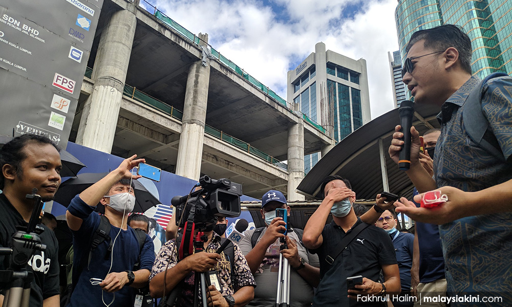 Muda questions 'Tajuddin scandal'; son turns up to defend dad