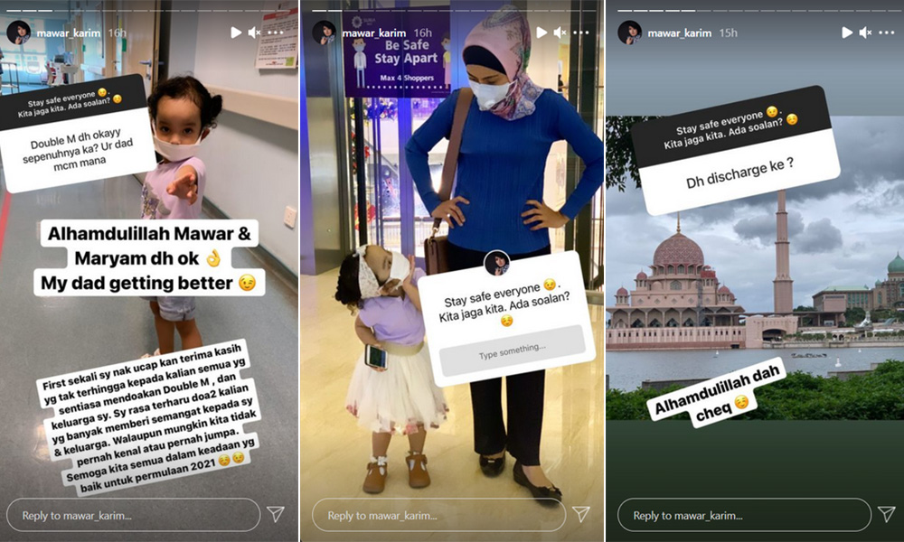 Mawar Karim seru ibu-ibu sentiasa kuat jika anak positif Covid-19