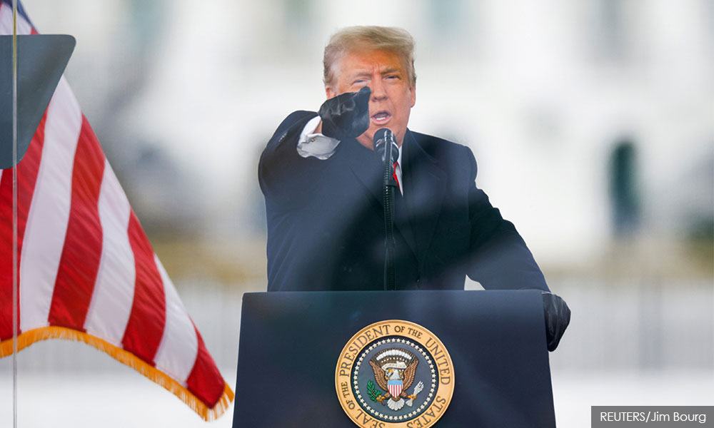 The last days of Trump - a fretful, angry and isolated president
