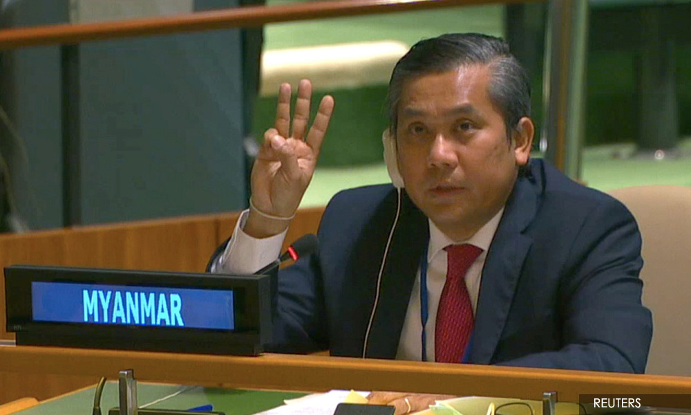 Myanmar's UN ambassador vows to fight after junta fires him