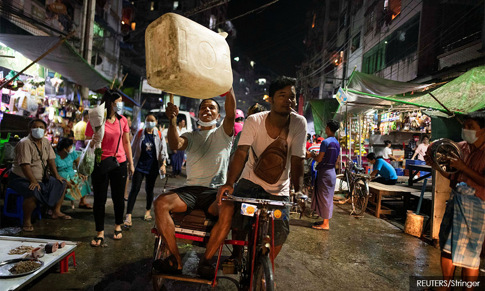 Thousands protest against coup in Myanmar's biggest city
