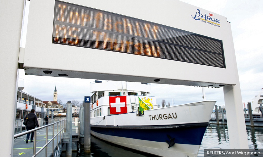 Swiss health ministry data shows vaccinated people seldom hit by Covid-19