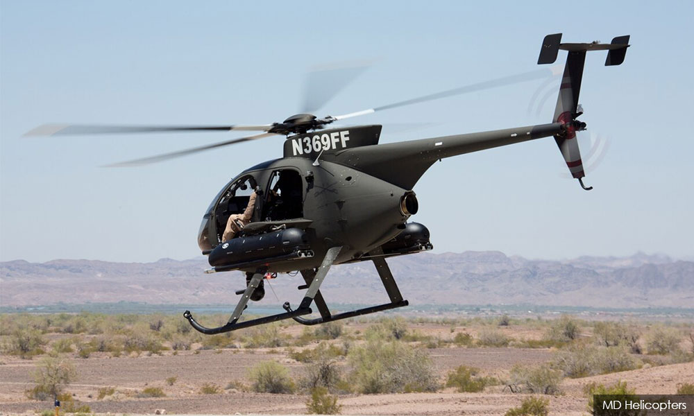 Tentera Darat bakal terima 6 helikopter MD-530G