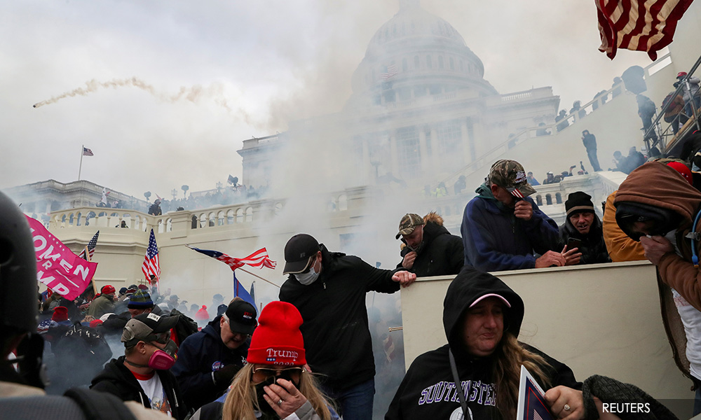 US Capitol Police investigating role of 35 officers in January 6 riot