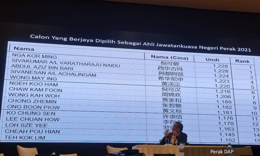 Nga-Ngeh team makes clean sweep in Perak DAP polls