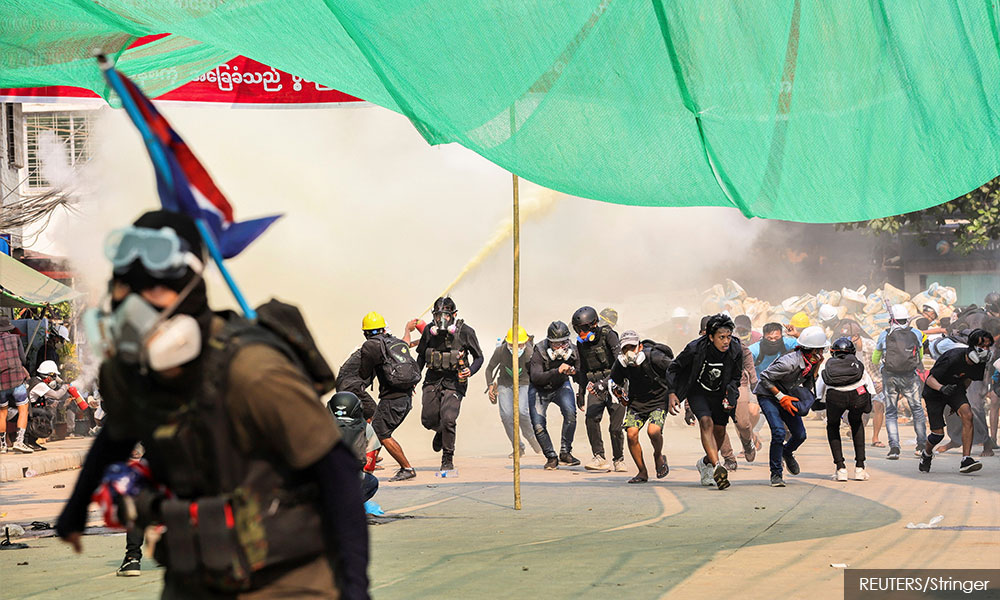 Myanmar terus berdarah, kematian cecah 141