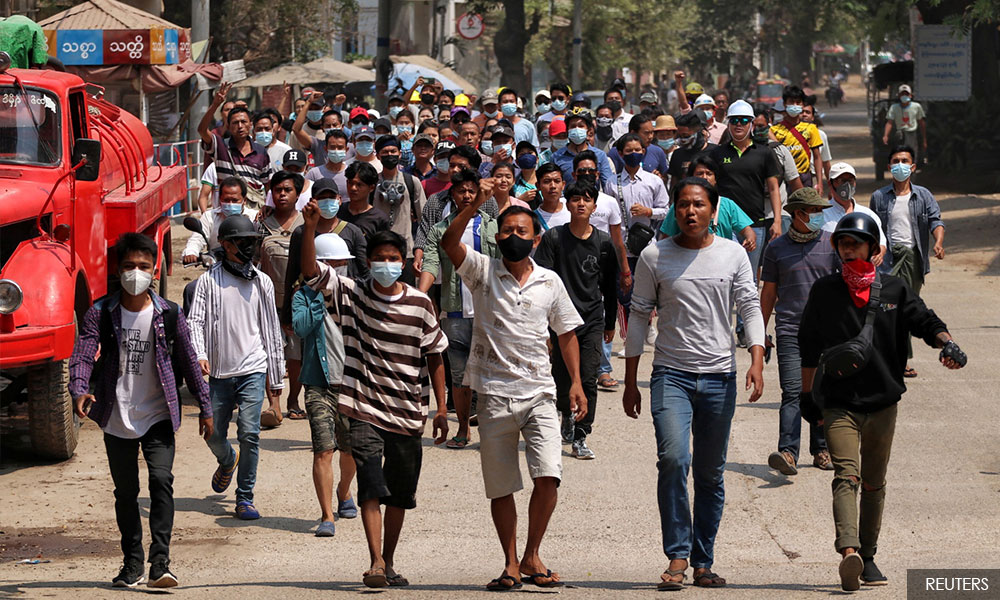 Military tightens grip in Myanmar as more international sanctions loom