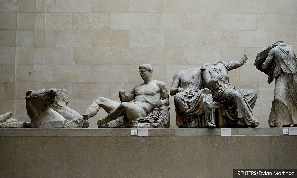 Parthenon marbles belong to us, UK's Johnson tells Greece