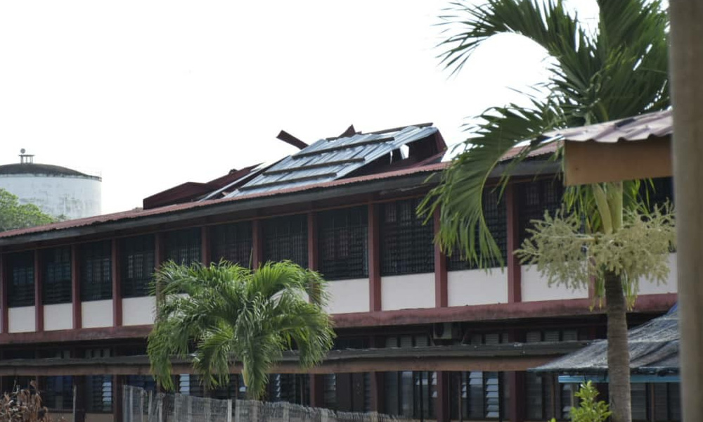 Strong winds rip off Perlis school roof, five classrooms closed
