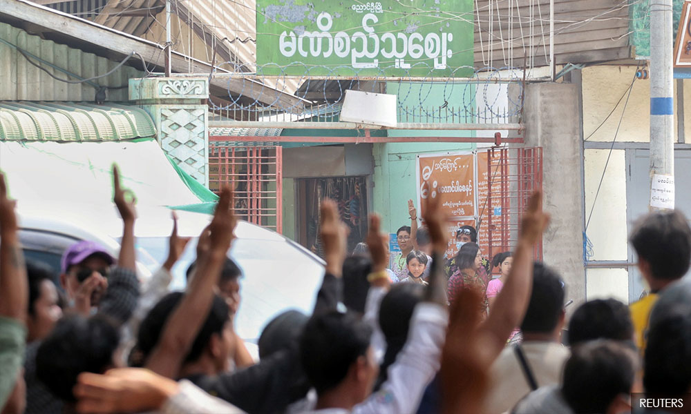 Myanmar Buddhist group signals break with authorities after bloody crackdown