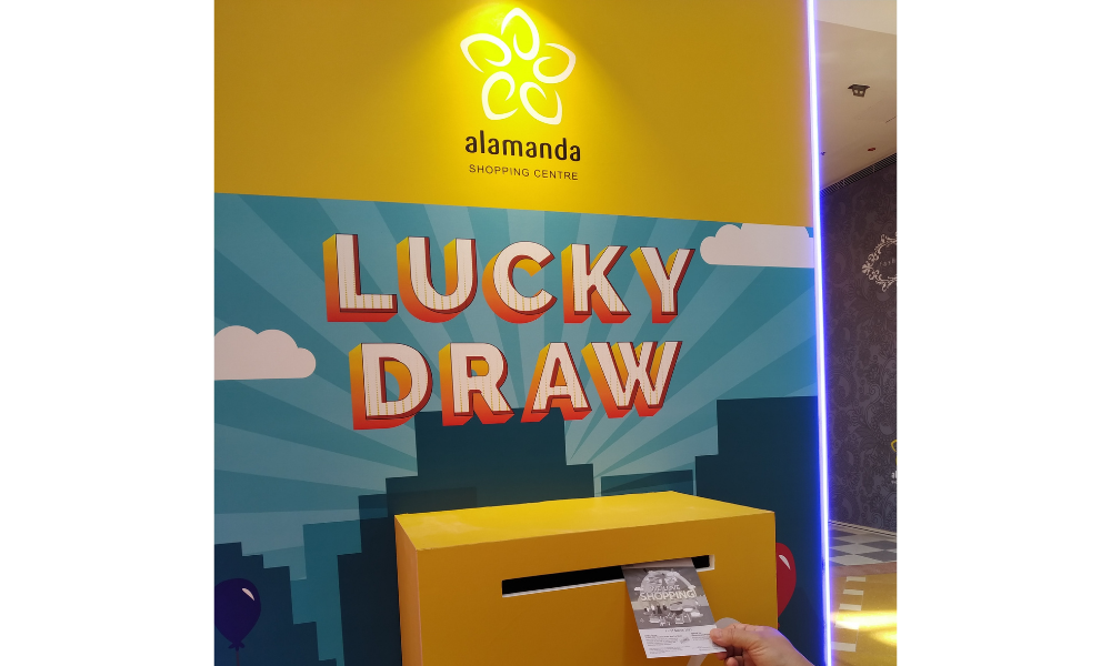 在Alamanda购物中心购物并有机会赢取价值1000令吉礼券