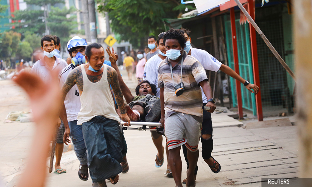 EU and US step up pressure on Myanmar military over coup