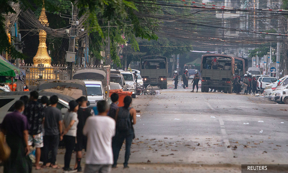 At least 12 killed in Myanmar protests