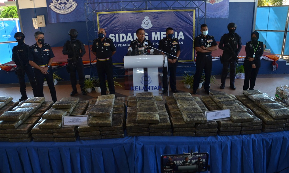 Sindiket edar ganja dari Thai ke Indonesia tumpas