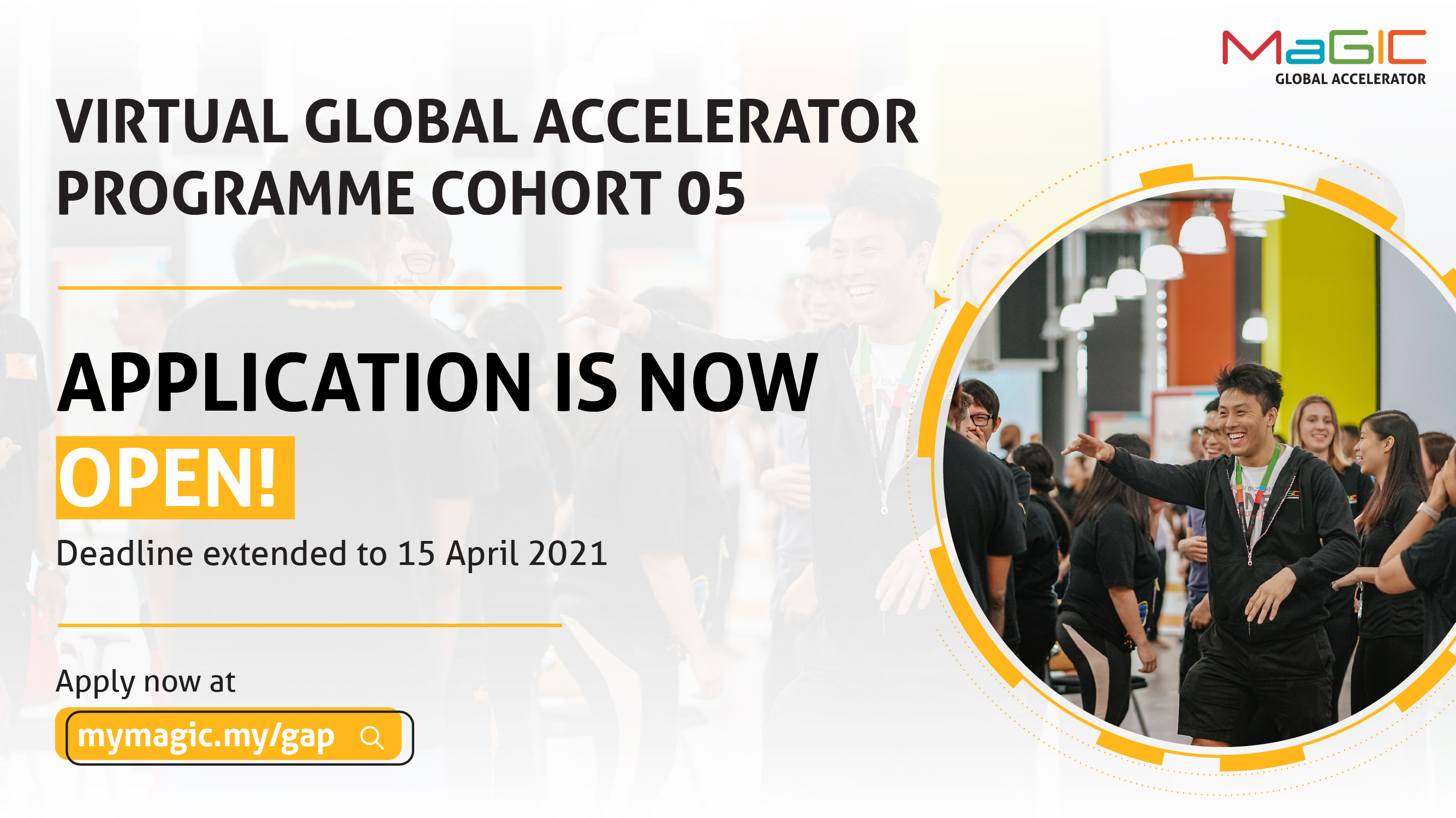 Virtual Global Accelerator Programme Cohort 05 has now extended its application