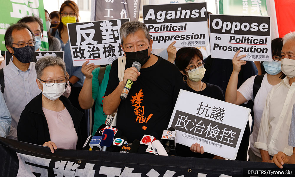 Hong Kong police raid pro-democracy media outlet, arrest six