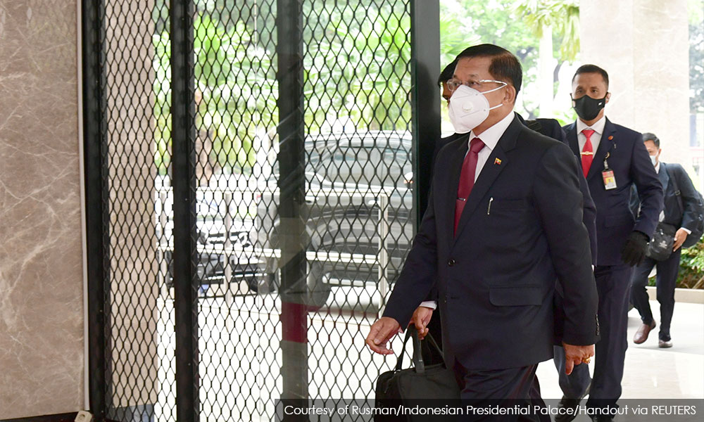Southeast Asian leaders discuss Myanmar crisis with junta chief