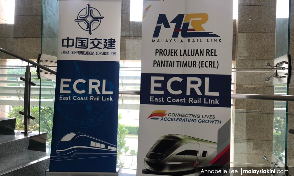 Mesin pengorek terowong pertama ECRL tiba dari China