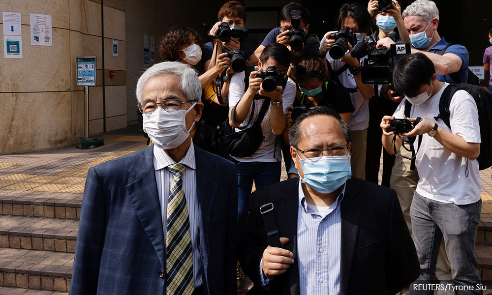 Veteran HK democrats found guilty in landmark unlawful assembly case