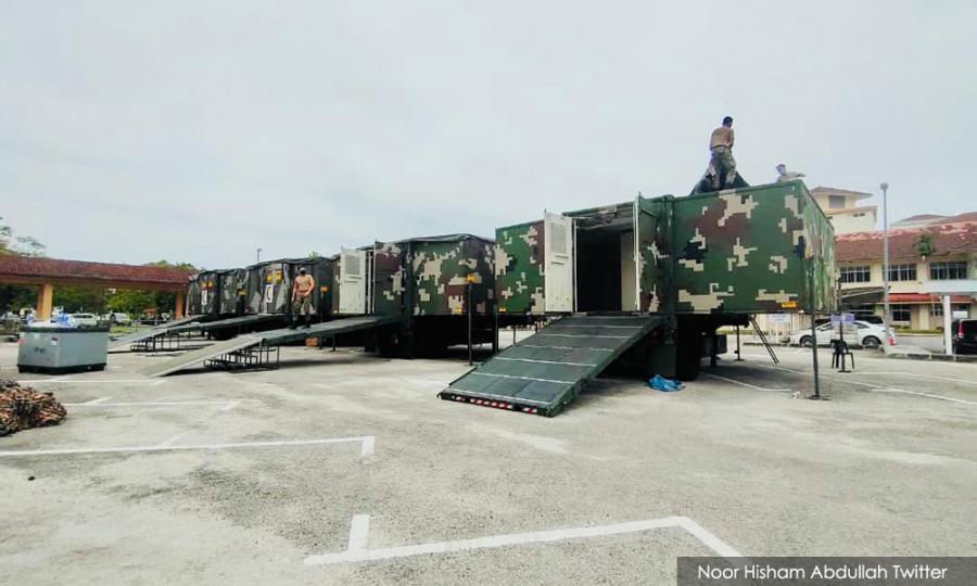 Malaysiakini Army Sets Up Field Icu To Support Kepala Batas Hospital