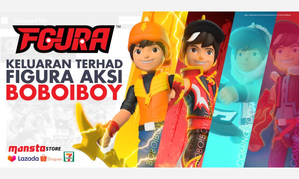 FGURA™, koleksi terhad keluaran Monsta yang perlu dimiliki bersempena dengan ulangtahun ke-10 BoBoiBoy!