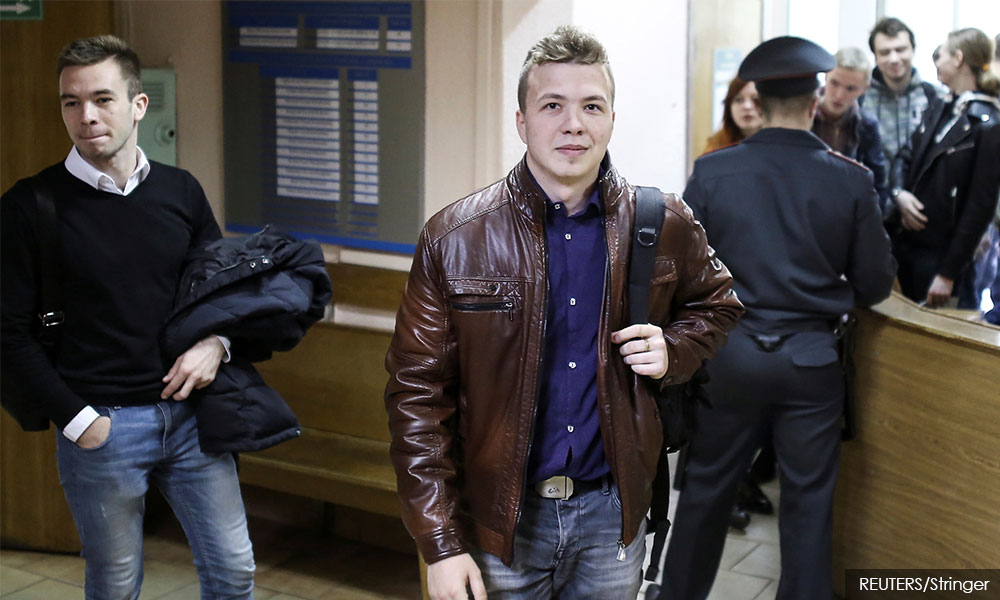 Airlines shun Belarus, opposition leader says journalist tortured