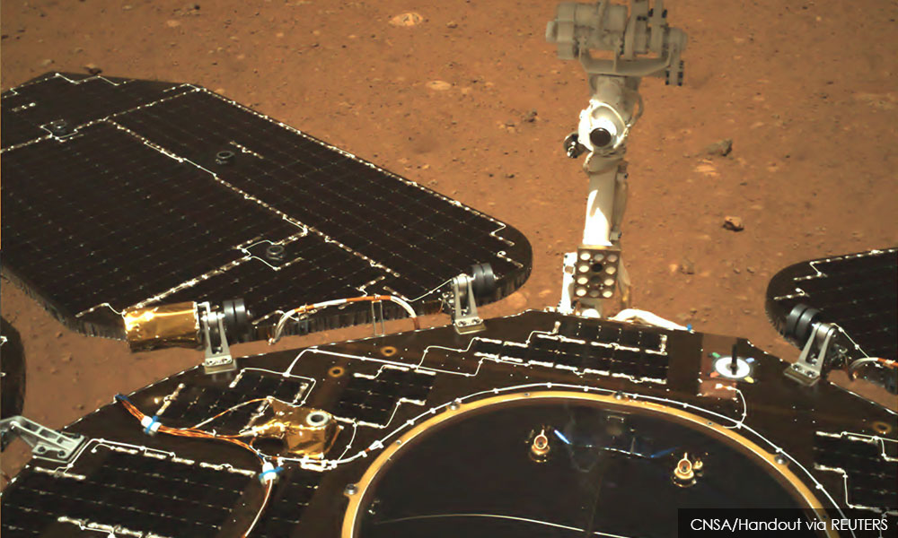 China says Martian rover takes first drive on surface of Red Planet