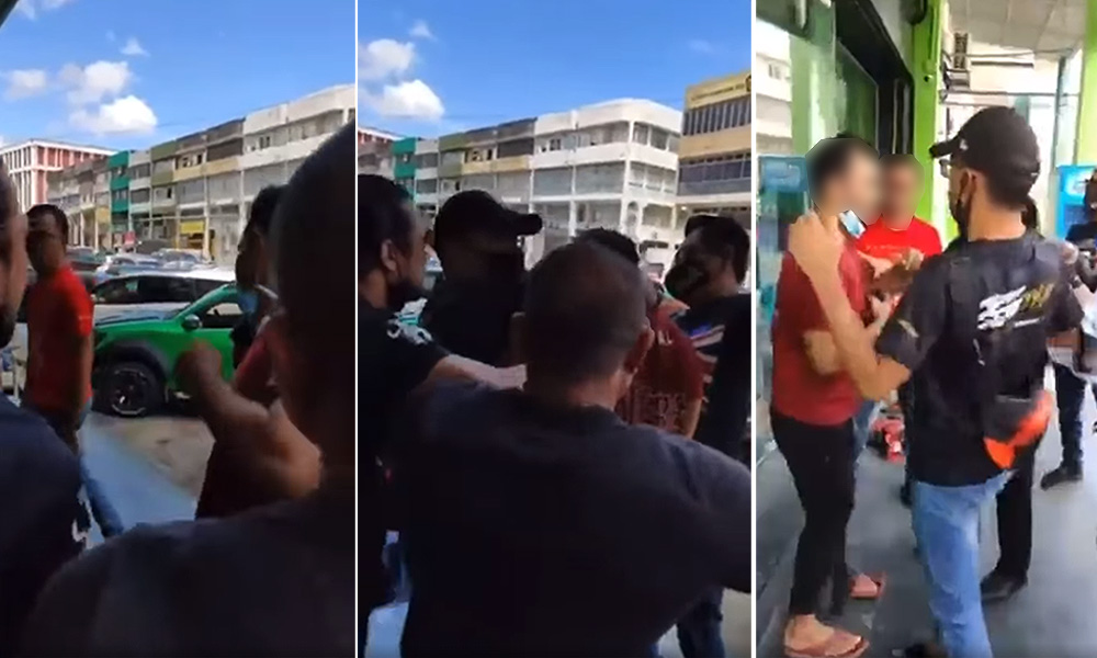 Police tracking down group of men for allegedly assaulting foreigner