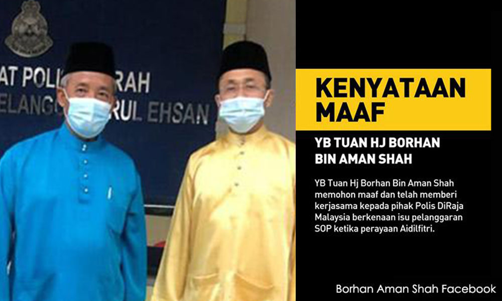Selangor exco Borhan admits to violating Hari Raya SOP