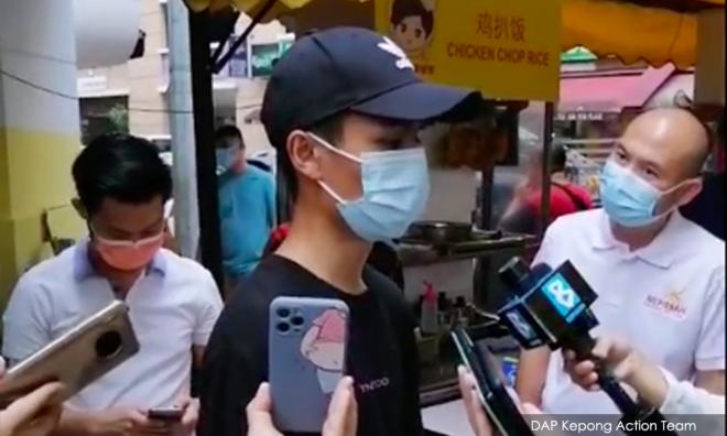 炖汤摊贩赴警局认人,惟无法辨识涉事“警员”