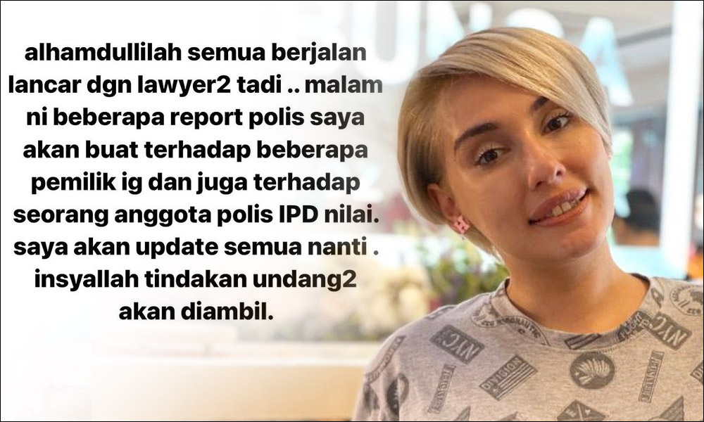 Zarina Anjoulie mahu lapor polis lepas dikait dengan dakwaan kesalahan dadah