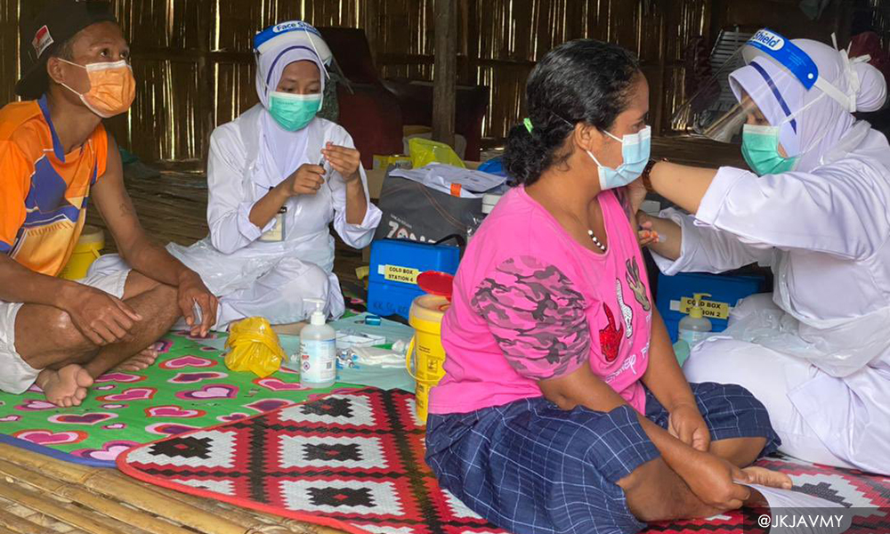 Bukit Payung oldest Orang Asli gets vaccine after week of persuasion