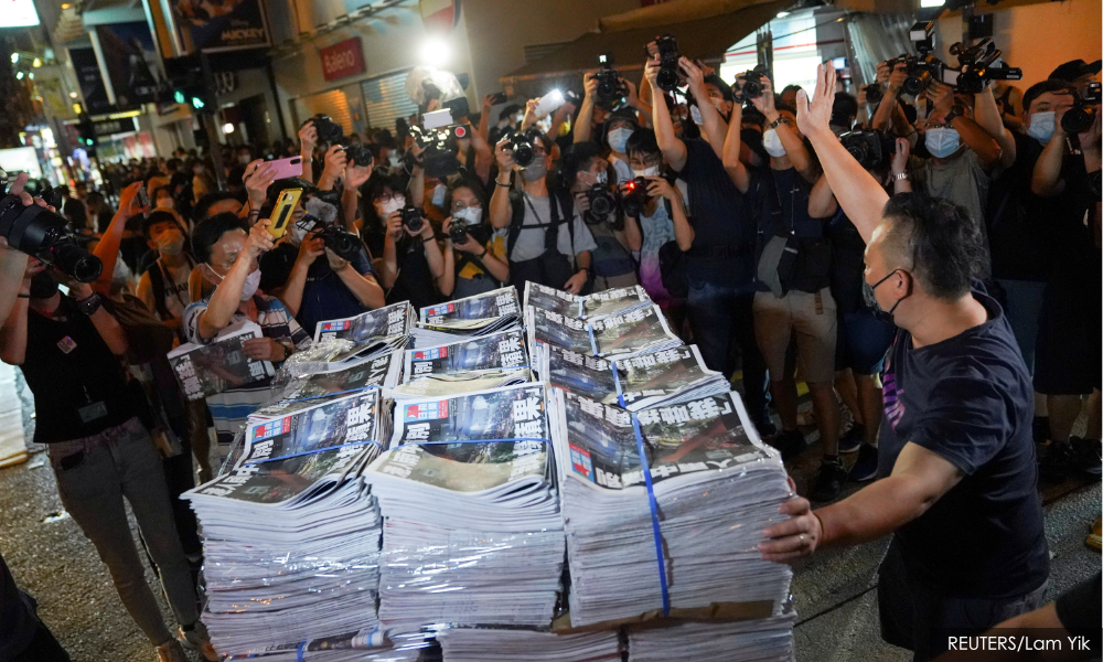 'Sadness and torment': Apple Daily interns reflect on final days at HK paper