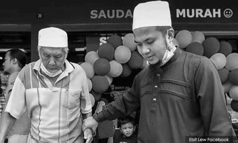 'Bapa pergi dulu, nanti Ebit sampai ya'